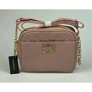 NEW! Bebe Women's Hazel Rhinestone Square Crossbody Bag NWT $78